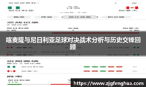 喀麦隆与尼日利亚足球对决战术分析与历史交锋回顾